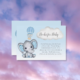 Elephant Hete Luchtballon Boeken voor Baby Boy Informatiekaartje