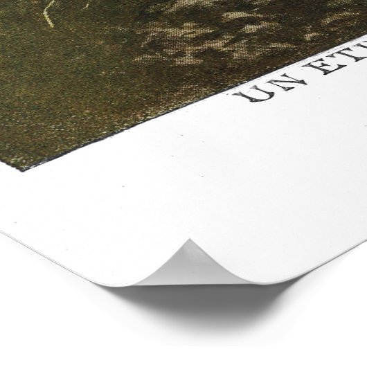 Elephant hit by train - 1908 French newspper print (Hoek)