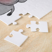 Elephant Holding ballon Legpuzzel (Zijkant)