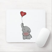 Elephant Holding ballon Muismat (Met muis)