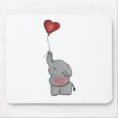 Elephant Holding ballon Muismat (Voorkant)