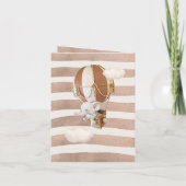 Elephant Hot-Air Ballonuitnodiging (Achterkant)