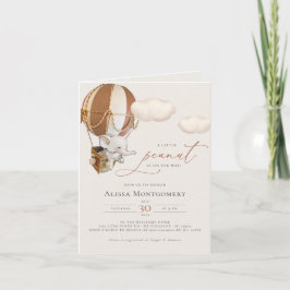 Elephant Hot-Air Ballonuitnodiging