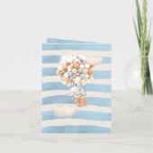 Elephant Hot-Air Ballonuitnodiging (Achterkant)