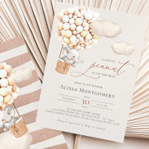 Elephant Hot-Air Ballonuitnodiging