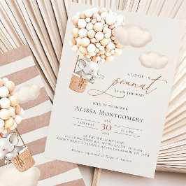 Elephant Hot-Air Ballonuitnodiging Kaart