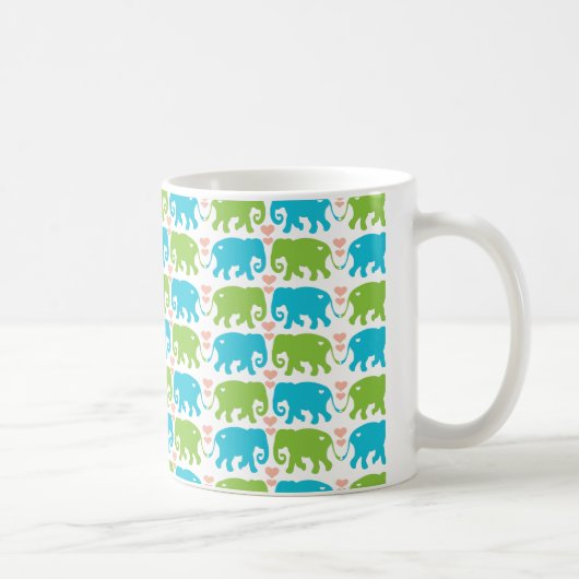 Elephant Hugs Coffee Mok (Rechts)