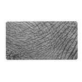 Elephant huid etiket (Voorkant)