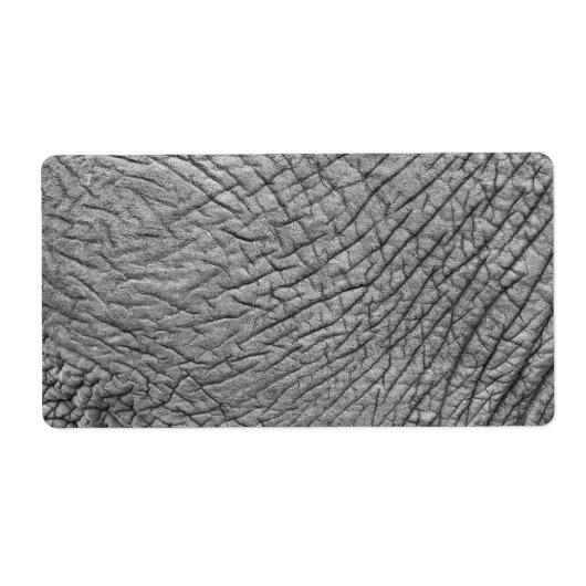 Elephant huid etiket (Voorkant)