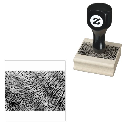 Elephant huid rubberstempel (Gestempeld)