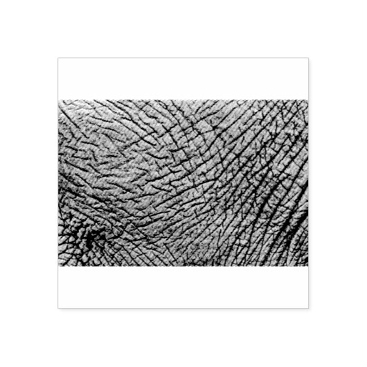 Elephant huid rubberstempel (Afrduk)