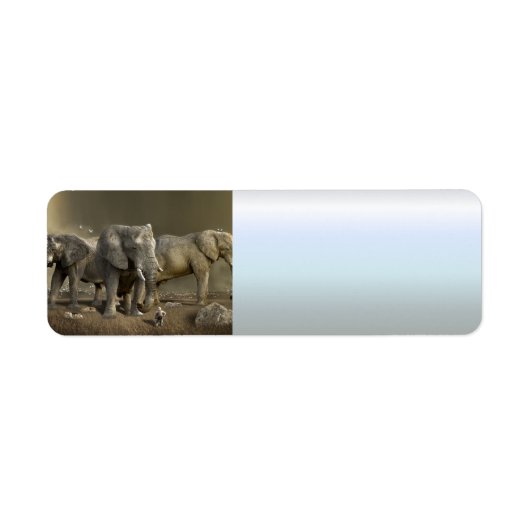 Elephant Hunter over Safari Etiket (Voorkant)