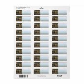 Elephant Hunter over Safari Etiket (Full Sheet)