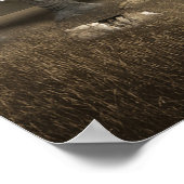 Elephant Hunter over Safari Poster (Hoek)