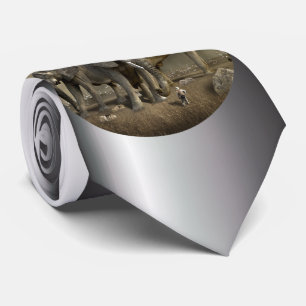 Elephant Hunter over Safari Stropdas