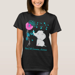 Elephant I Draag voor niercelcarcinoom Awar T-shirt