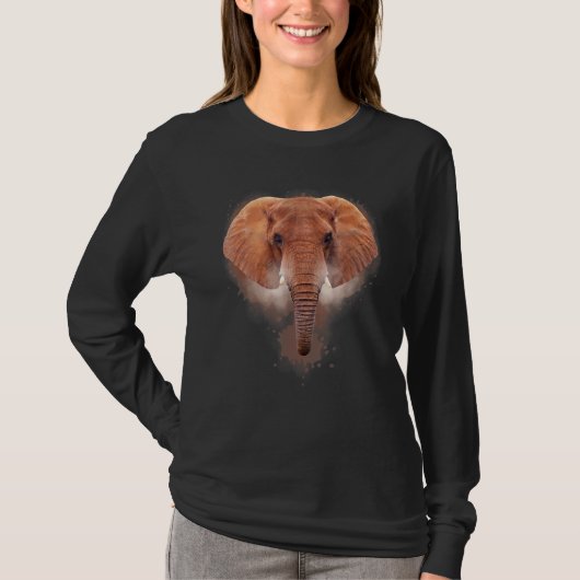 Elephant Illustratie T-shirt (Voorkant)