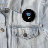 Elephant I'm A Survivor Heart Suicide Prevention Ronde Button 5,7 Cm (In situ)