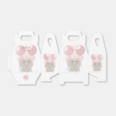 Elephant in Birthday Party Pet Bedankdoosjes (Uitgevouwen)