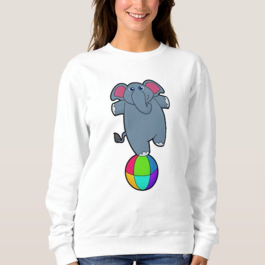 Elephant in Circus met Circus ball Trui (Voorkant)