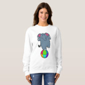 Elephant in Circus met Circus ball Trui (Voorkant volledig)