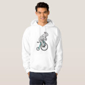Elephant in Circus met fiets Hoodie (Voorkant volledig)