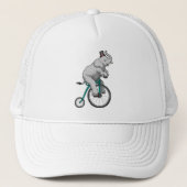Elephant in Circus met fiets Trucker Pet (Voorkant)