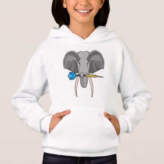 Elephant in Darts met Dart (Voorkant)