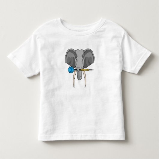 Elephant in Darts met Dart Kinder Shirts (Voorkant)