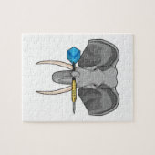 Elephant in Darts met Dart Legpuzzel (Horizontaal)