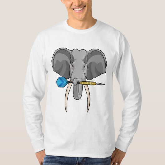 Elephant in Darts met Dart T-shirt (Voorkant)