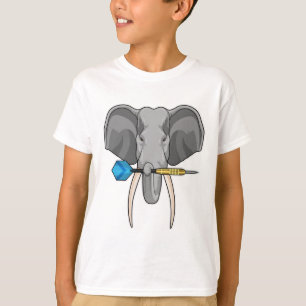 Elephant in Darts met Dart T-shirt