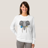 Elephant in Darts met Dart T-shirt (Voorkant volledig)