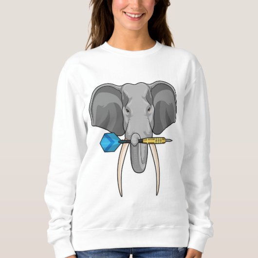 Elephant in Darts met Dart Trui (Voorkant)