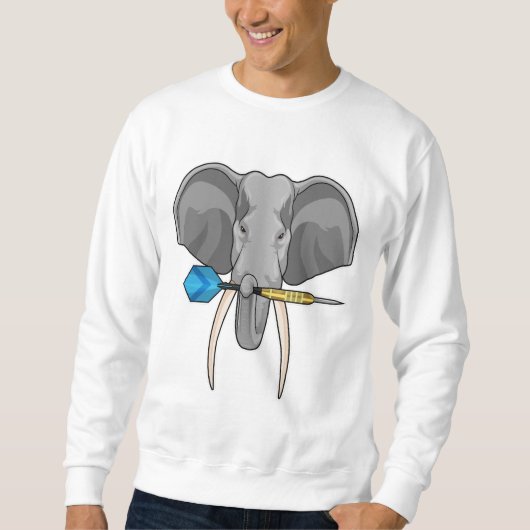 Elephant in Darts met Dart Trui (Voorkant)