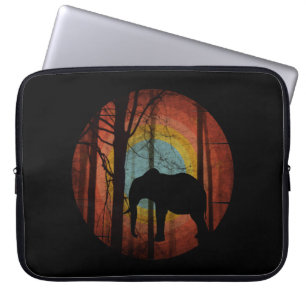 ELEPHANT IN DE BOSSEN FOREST LAPTOP SLEEVE