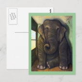 Elephant in de kamer briefkaart (Voorkant / Achterkant)