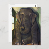 Elephant in de kamer briefkaart (Voorkant / Achterkant)