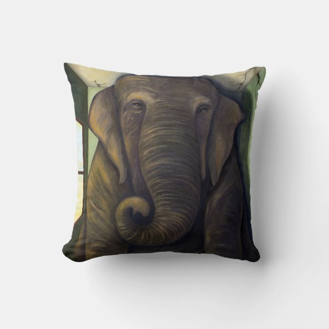 Elephant in de kamer kussen (Voorkant)