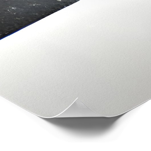 Elephant in de sneeuwberg | AI Art Poster (Hoek)