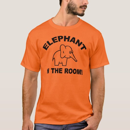 Elephant in de zaal t-shirt (Voorkant)