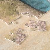 Elephant in eig puzzle - ik hou van je MOM - Legpuzzel (Zijkant)