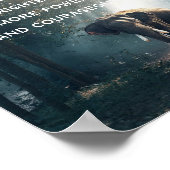 Elephant in het bos met een positief citaat poster (Hoek)