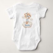 Elephant in Hot-Air-Balloon Baby-badpak Romper (Achterkant)