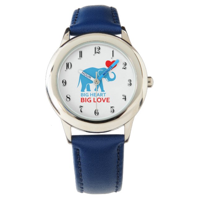 Elephant in liefde horloge (Voorkant)