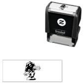 Elephant in Pajamas Zelfinktende Stempel (In situ)