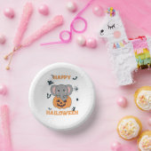 Elephant in pomkin Cute Elephant Happy Halloween Papieren Kommen (Feest)