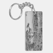 Elephant in Samburu Sleutelhanger (Voorkant Links)