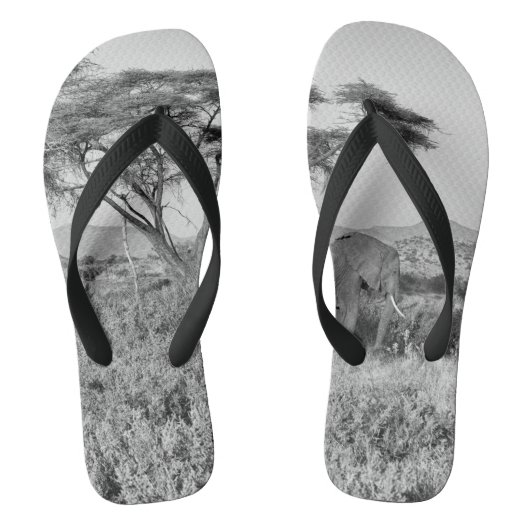 Elephant in Samburu Teenslippers (Voetbed)