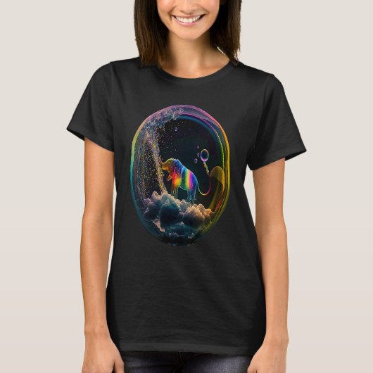 Elephant in soap bubble  Elephants T-shirt (Voorkant)